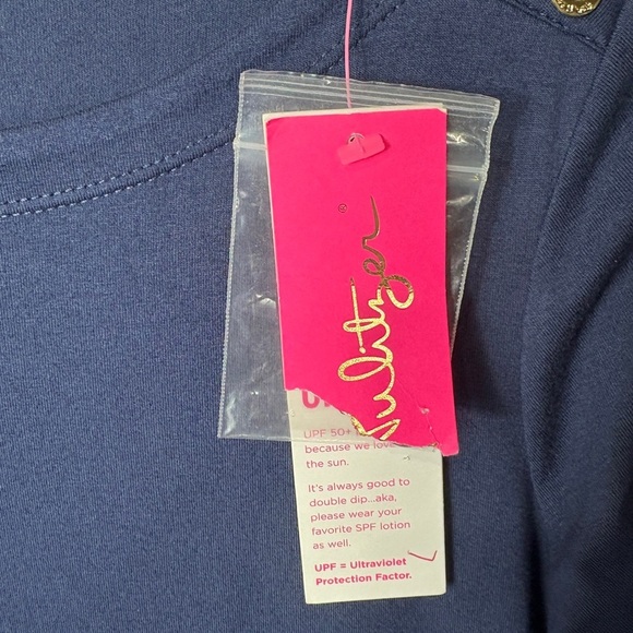 Lily Pulitzer UPF 50+ Sophie Navy Dress Size Small - Picture 4 of 5